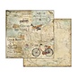 Stamperia Paper pad Around the World 20.3x20.3 cm