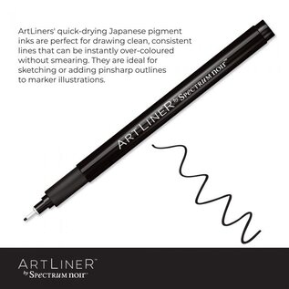 Spectrum Noir Artliners - Zwart (6 stuks)