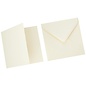 Joy!Crafts TOP Quality Kaarten & Enveloppen Ivoor/Off-White