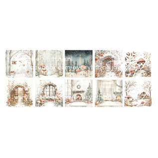 Dutch Doobadoo Collage paperset winter wonderland