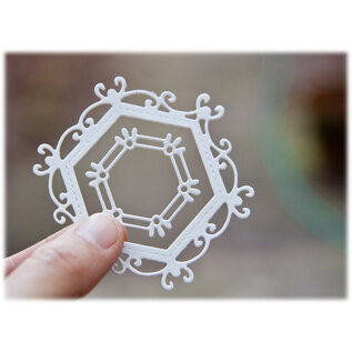Joy!Crafts Snijstencil - Mery's zeshoek sierlijk