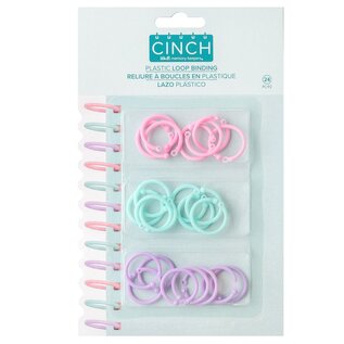 We R Makers Cinch Plastic Loop Binding Pink/Lilac/Blue