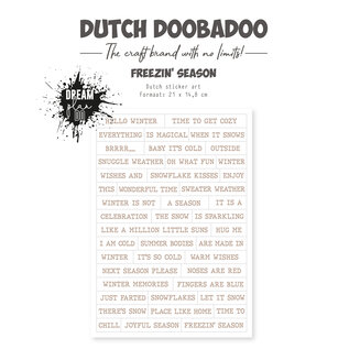 Dutch Doobadoo Sticker Art A5 Freezin season