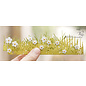 Joy!Crafts Snij-embos-debosstencil - Grasrand met bloemen