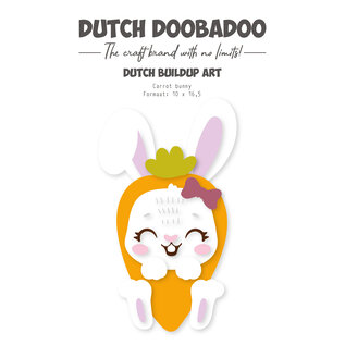 Dutch Doobadoo Build up art Carrot bunny