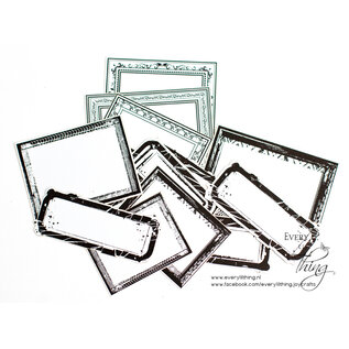 Pronty Embellishment Frames 15 pcs