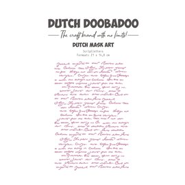 Dutch Doobadoo Mask art Script letters A5