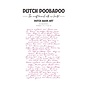 Dutch Doobadoo  Mask art Script letters A5