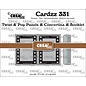 Crealies Stansset Twist & Pop B5 - Panelen & Leporello & Miniboekje Filmstrip nr331