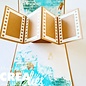 Crealies Stansset Twist & Pop B5 - Panelen & Leporello & Miniboekje Filmstrip nr331