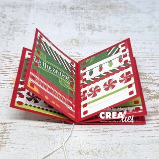 Crealies Stansset Twist & Pop B5 - Panelen & Leporello & Miniboekje Filmstrip nr331
