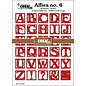 Crealies Stansset Alfabet in vierkantjes no.6