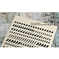 Doodey Stickervel -  Sierlijk alfabet: Wit DD1583