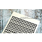 Doodey Stickervel - Alfabet Rounded Bold: Zwart DD1590