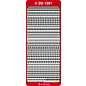Doodey Stickervel - Alfabet Small: Zwart DD1591