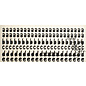 Doodey Stickervel - Alfabet Small: Zwart DD1591