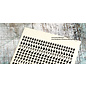 Doodey Stickervel - Alfabet Small: Zwart DD1591