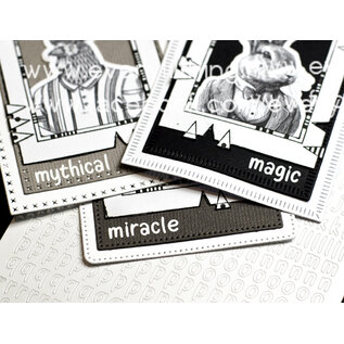 Doodey Stickervel - Alfabet Small: Wit DD1591