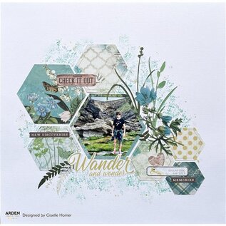 Arden Creative Studio Papierblok Hidden Creek  8"x8"