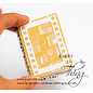 Crealies Stansset Twist & Pop B5 - Panelen & Leporello & Miniboekje Filmstrip nr331