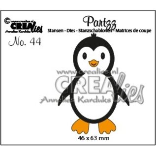 Crealies Stansset Pinguïn no. 44