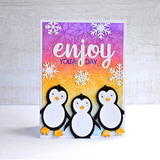 Crealies Stansset Pinguïn no. 44