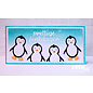 Crealies Stansset Pinguïn no. 44