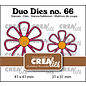 Crealies Stansset Open Bloemen no.66