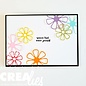Crealies Stansset Open Bloemen no.66