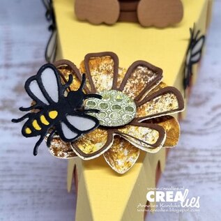 Crealies Stansset Open Bloemen no.66