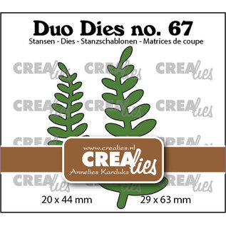 Crealies Stansset Blaadjes no.67