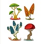 Sizzix Thinlits Die Set Funky Toadstools
