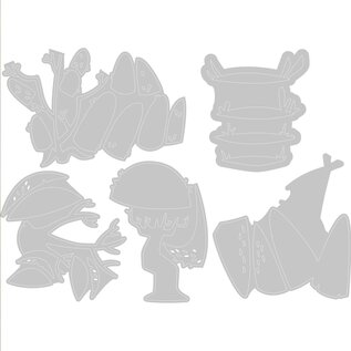 Sizzix Thinlits Die Set Funky Toadstools