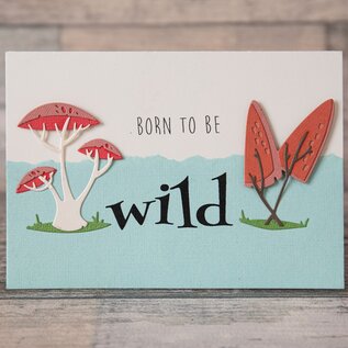 Sizzix Thinlits Die Set Funky Toadstools