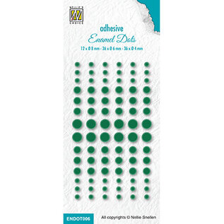 Nellie's Choice Enamel dots, Groen