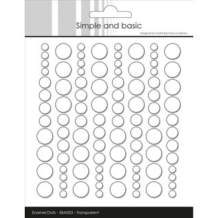 Simple and Basic Enamel Dots Clear Water (96pcs)