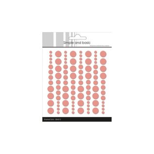 Simple and Basic Enamel Dots Fresh Peach (96pcs)