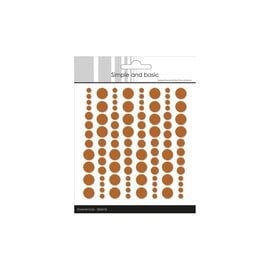 Simple and Basic Enamel Dots Cognac
