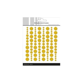 Simple and Basic Enamel Dots Mustard