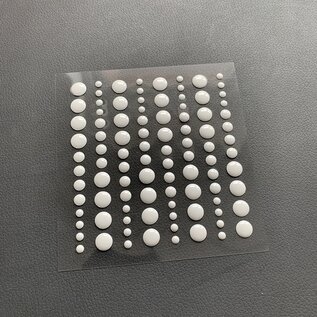 Simple and Basic Enamel Dots Soft White (96 pcs)