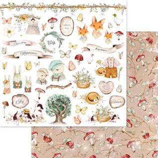 Memory Place Paper Pack Kawaii Paper Goods My Family 6x6"