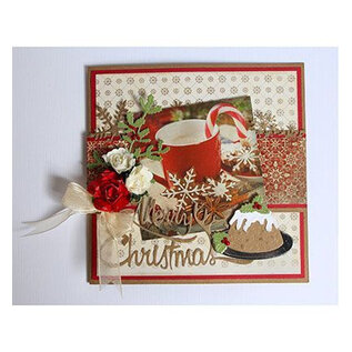 Joy!Crafts Snij-embos-debosstencil - Kersttaart