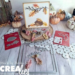 Crealies Stansset Egel no.88