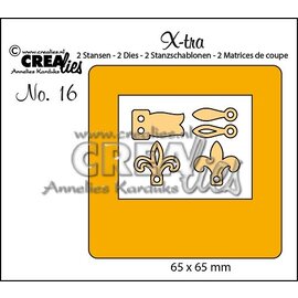 Crealies Stansset Diaraam + Sluitingen