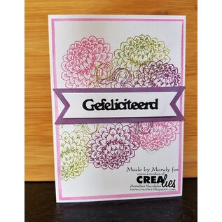 Crealies Stansmal Gefeliciteerd no.01