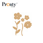 Pronty MDF Flowers - set of 6