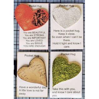 Pronty MDF hearts - set of 5