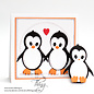 Crealies Stansset Pinguïn no. 44