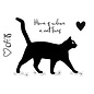 Woodware Craft Collection Clear Stamp Cat Silhouette