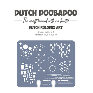 Dutch Doobadoo Mask  Rolodex Art Grunge Pattern 1